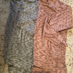 New Heather Pink Petal Soft Kangaroo Top Large